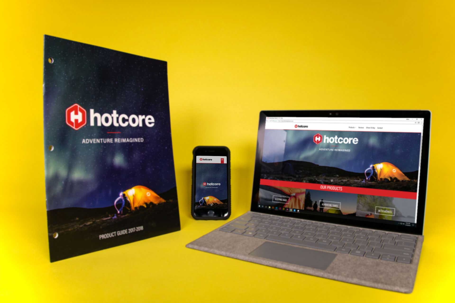 Hotcore Products Website