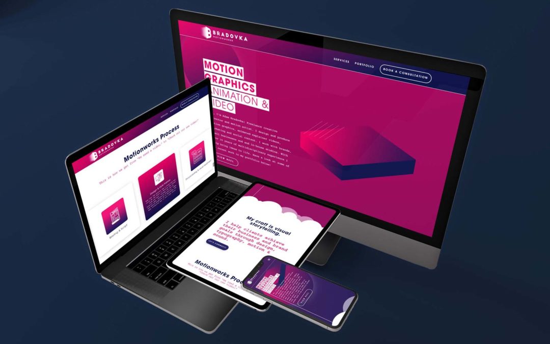 Bradovka Motion Works Website