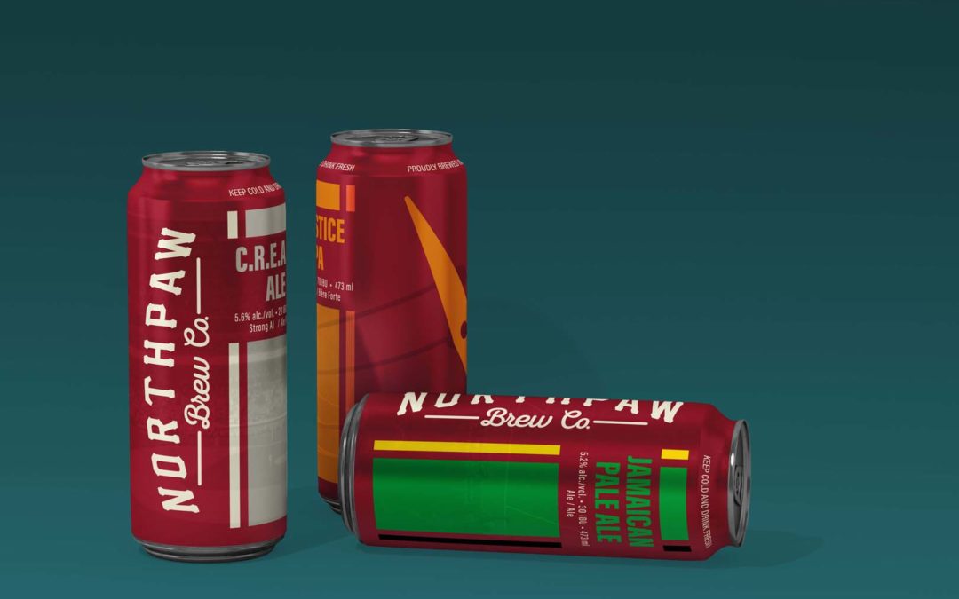 NorthPaw Beer Cans